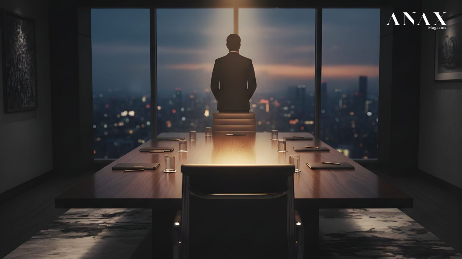 The facade of Bombay House at night, representing the silent power of the Tata legacy.