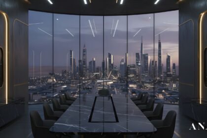 The House of Saud Vision 2030 corporate state architecture and desert luxury.